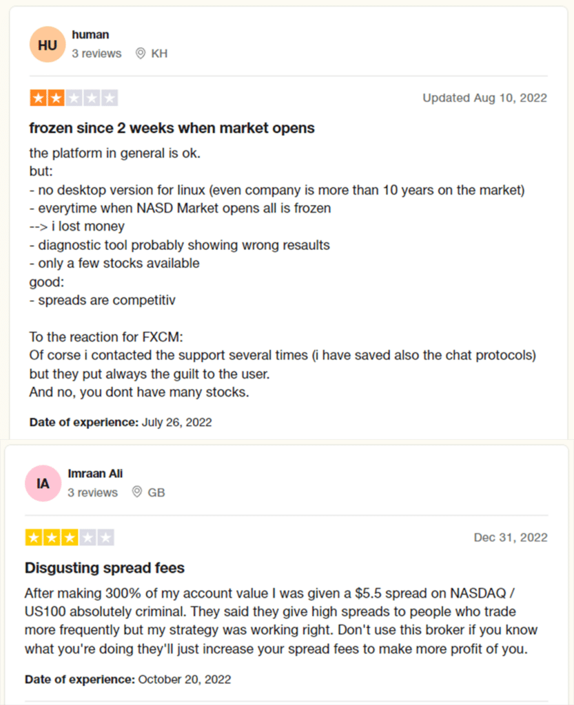 รีวิว FXCM