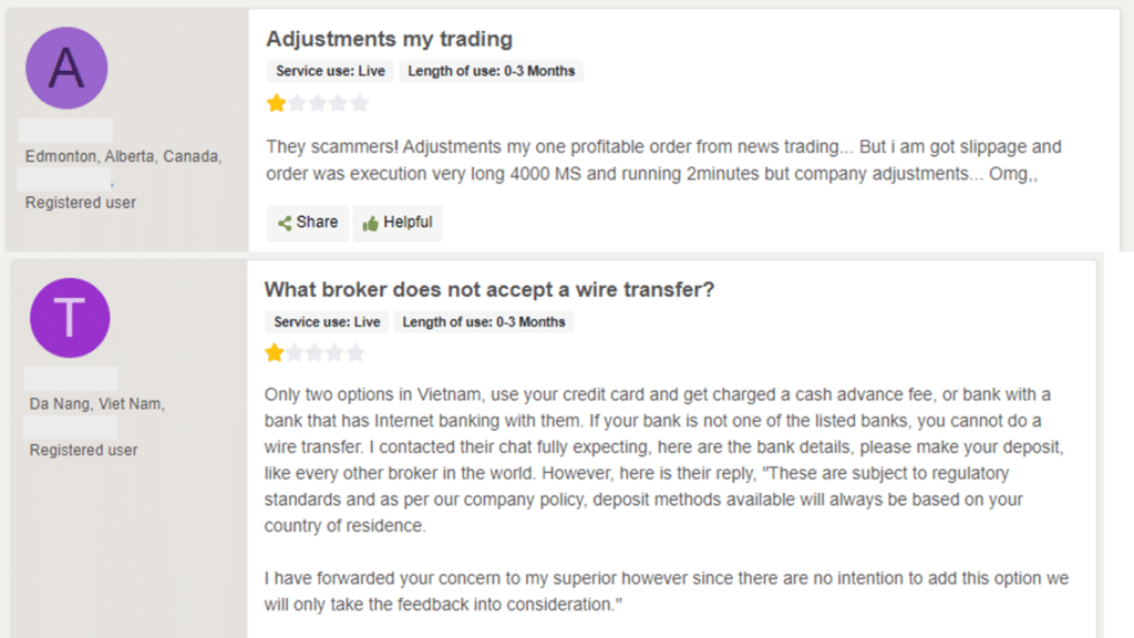 รีวิว Axi (AxiTrader) จากผู้ใช้งานคนที่ 7-8