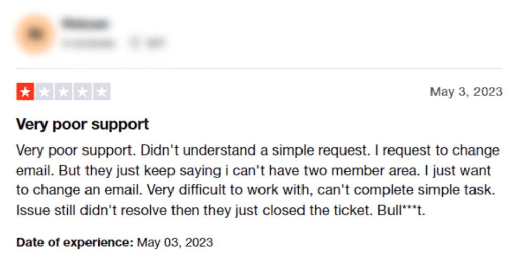 รีวิว Roboforex จากผู้ใช้จริงใน Trustpilot 1