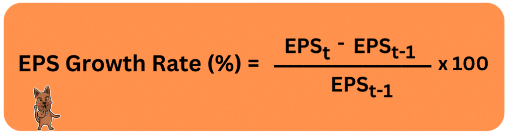 สูตร EPS Growth Rate คือ สูตร EPS Growth Rate คือ