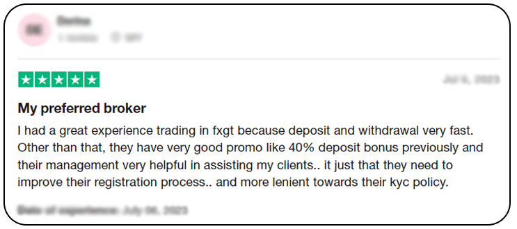 จุดเด่นและภาพรวมรีวิว FXGT.com ดีไหม? รีวิว FXGT.com ดีไหมจากผู้ใช้จริง 1