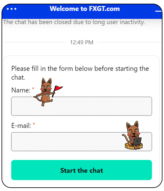 รีวิว FXGT.com รีวิว FXGT.com Customer Support