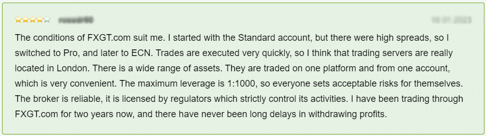 จุดเด่นและภาพรวมรีวิว FXGT.com ดีไหม? รีวิว FXGT.com ดีไหมจากผู้ใช้จริง 4