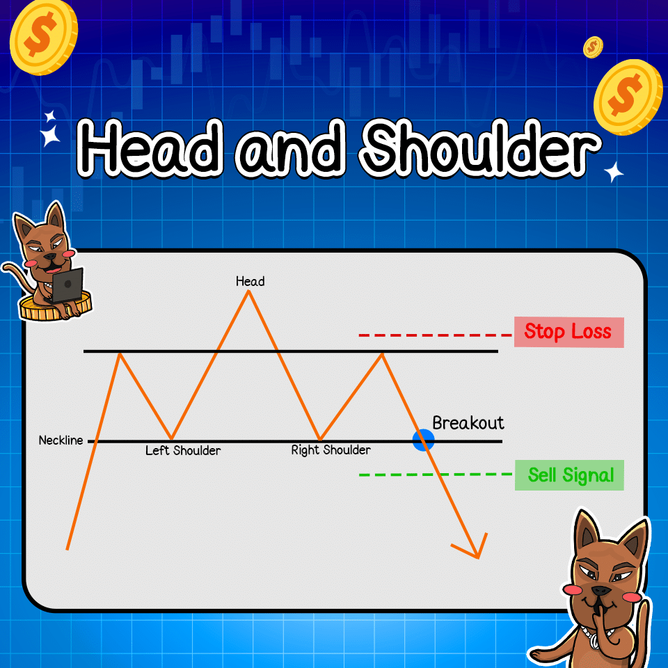 แพทเทิร์นกราฟ Head and Shoulder แพทเทิร์นกราฟ Head and Shoulder