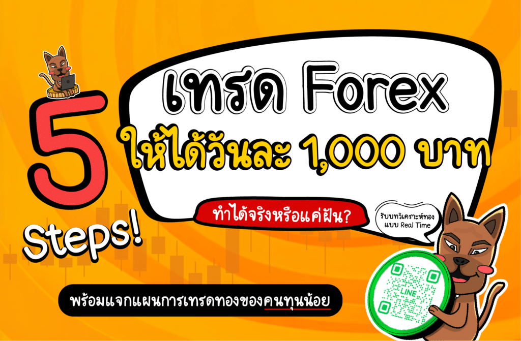 how to trade forex to earn 1000 baht per day เทรด Forex ให้ได้วันละ 1000 บาท