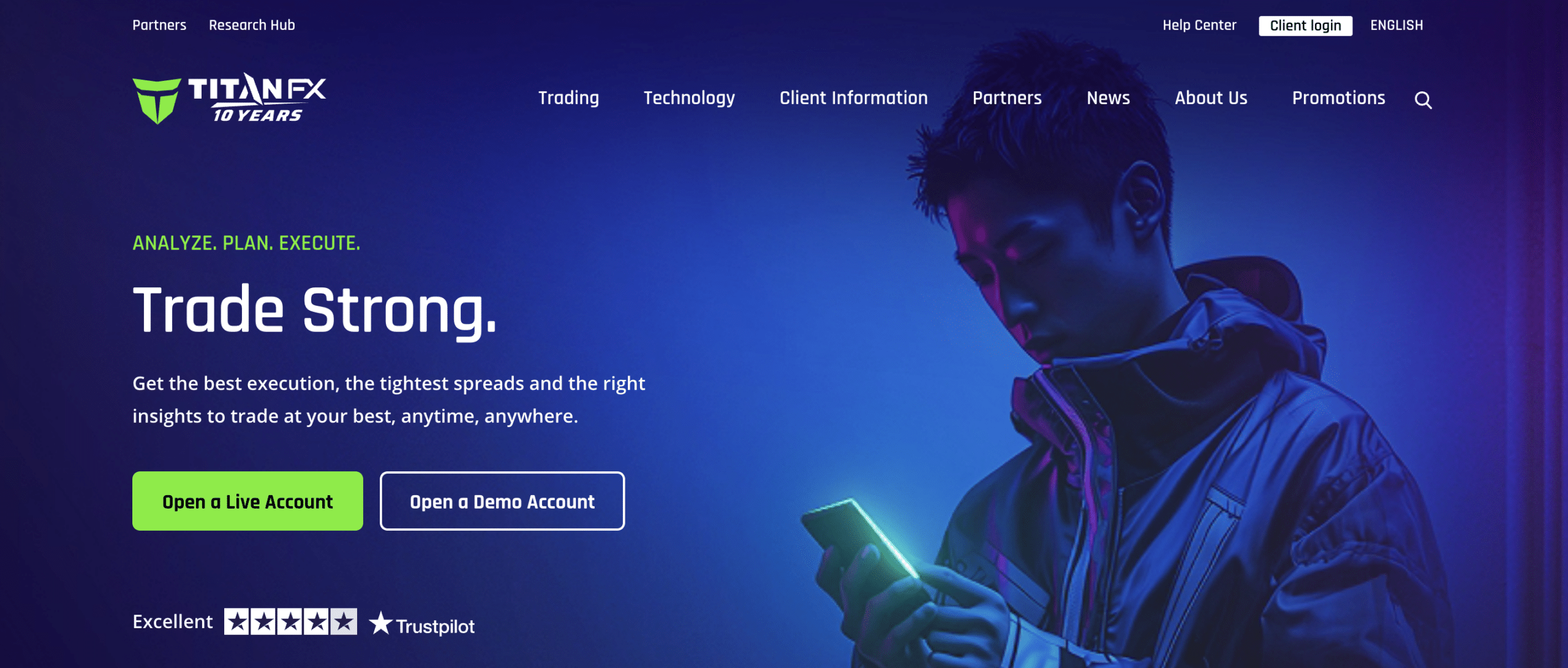 หน้าเว็บไซต์โบรกเกอร์ Titan FX หน้าเว็บไซต์โบรกเกอร์ Titan FX