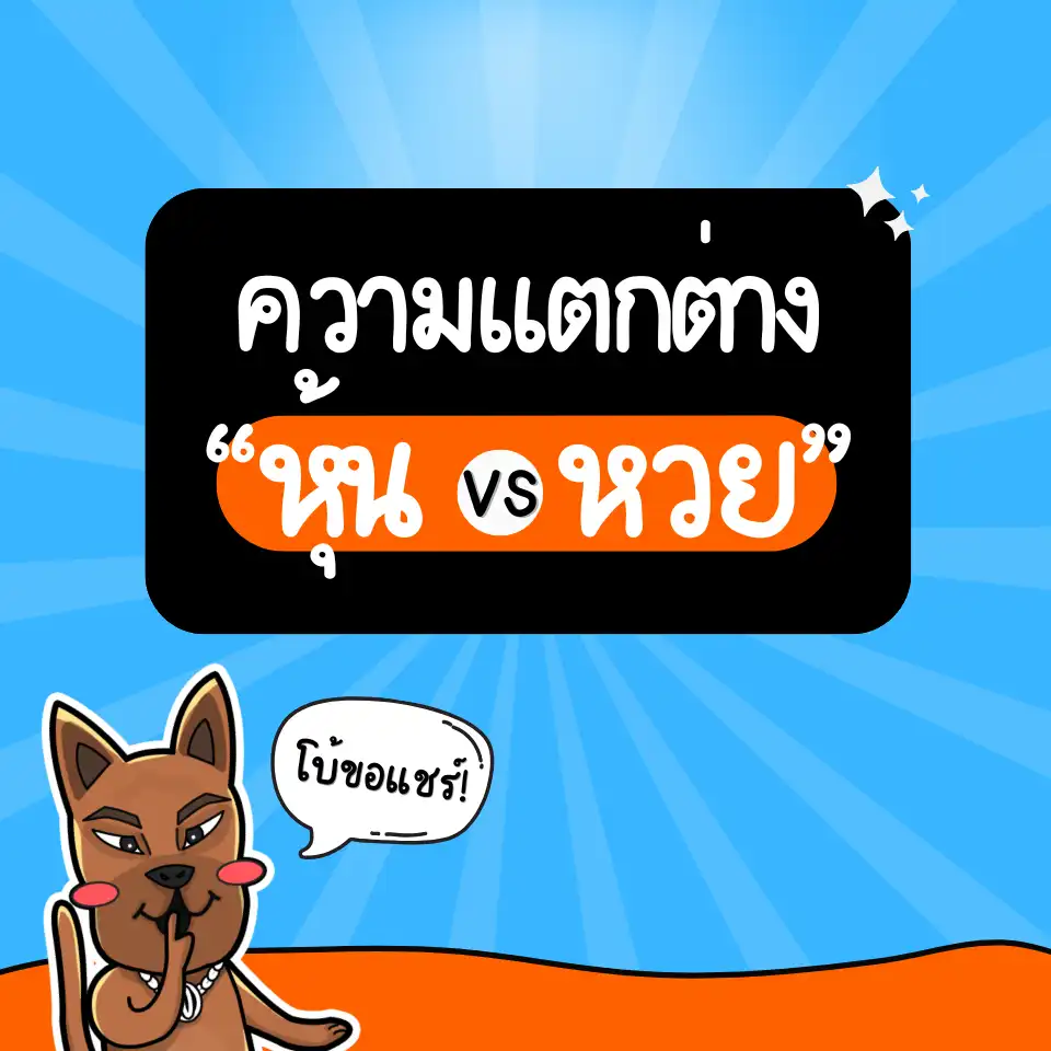 ความแตกต่างของหุ้นกับหวย ความแตกต่างของหุ้นกับหวย