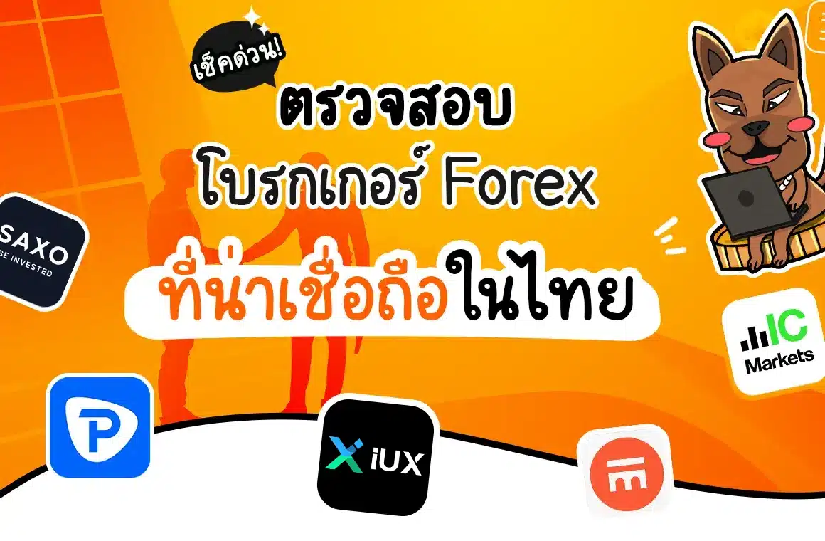 ตรวจสอบโบรกเกอร์ Forex ที่น่าเชื่อถือในไทย