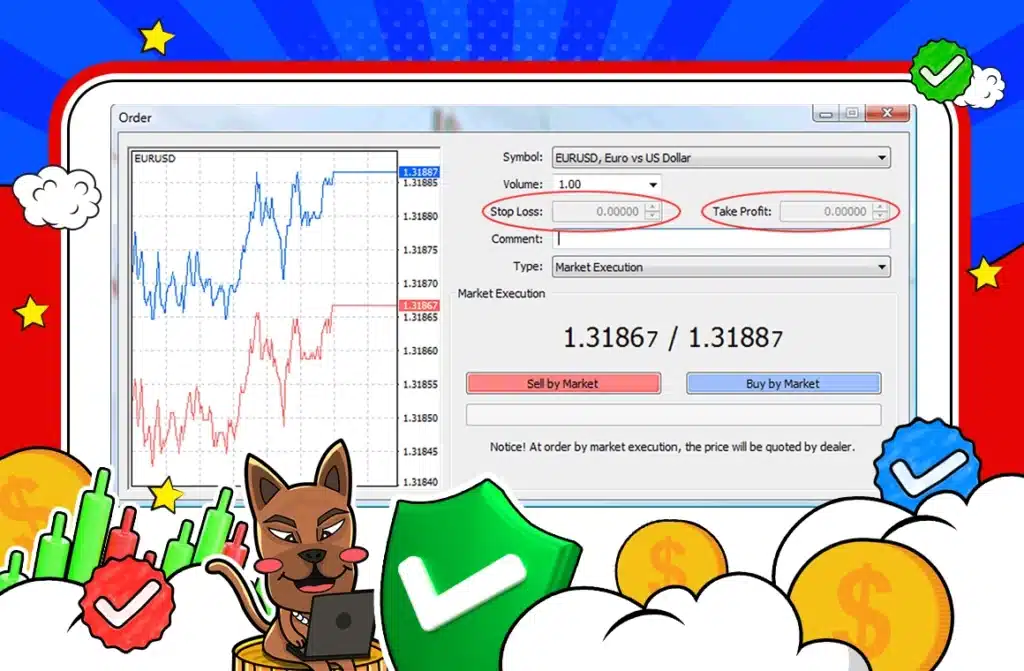 ป้องกันการเกิด Requote ได้อย่างไร คำสั่ง Stop Loss และ Take Profit เพื่อกำหนดจุดตัดกำไรและขาดทุนแบบอัตโนมัติ