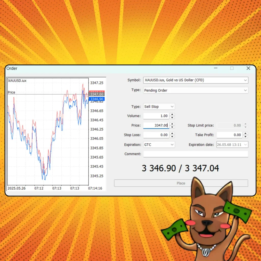 คำสั่ง Sell Stop คืออะไร