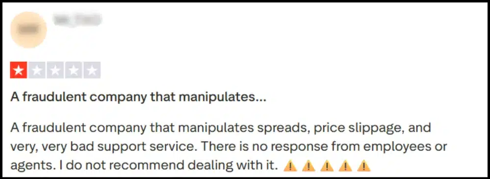 รีวิว HFM Broker ดีไหมจาก Trustpilot 3